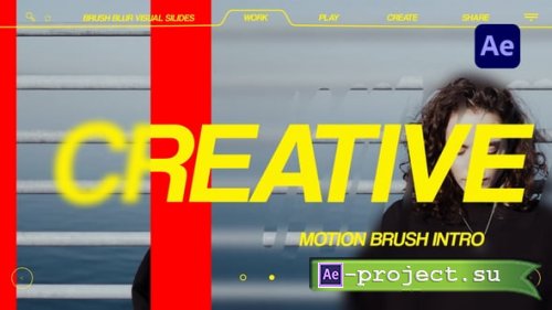 Videohive - Brush Blur Visual Slides - 60285309 - Project for After Effects
