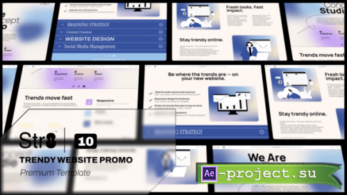 Videohive - Trendy Website Promo - 60293612 - Project for After Effects