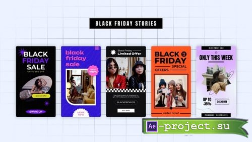 Videohive - Black Friday Stories - 60295074 - Project for After Effects