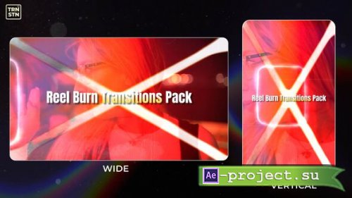 Videohive - Reel Burn Transitions - 60295241 - Project for After Effects