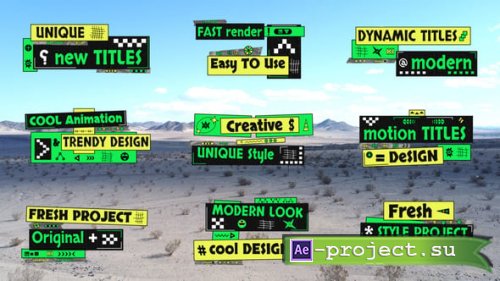 Videohive - Dynamic Funny Lower Thirds - 60295532 - Project for After Effects