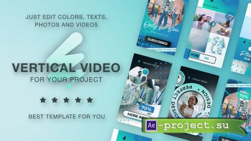Videohive - Blue Medical Vertical Promo - 60284659 - Project for After Effects