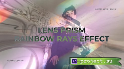 Videohive - Lens Prism Rainbow Rays Effect - 60223016 - Project for After Effects