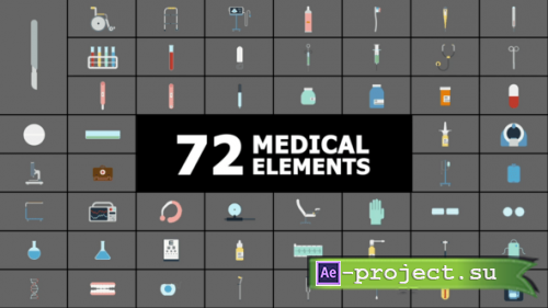 Videohive - Animated Medical Elements for After Effects - 60296031 - Project for After Effects