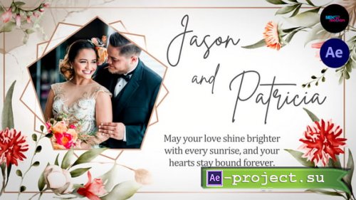 Videohive - Floral Wedding Invitation - 60316507 - Project for After Effects
