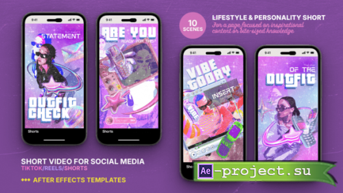 Videohive - Lifestyle & Personality Reels & Shorts Pack | Trendy Video Templates - 60317198 - Project for After Effects