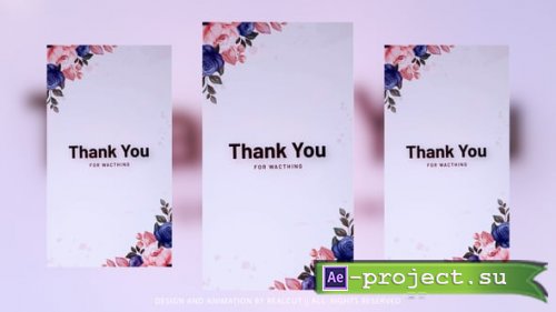 Videohive - Vertical Romantic Spring - 60307926 - Project for After Effects