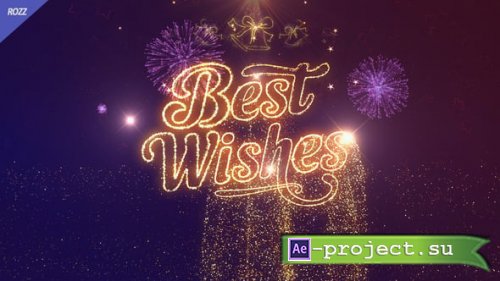 Videohive - Best Wishes Line Gold - 60318474 - Project for After Effects