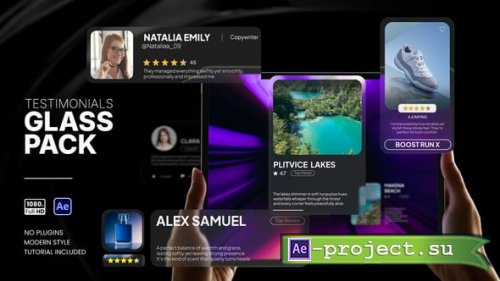 Videohive - Testimonials Glass - 60316286 - Project for After Effects
