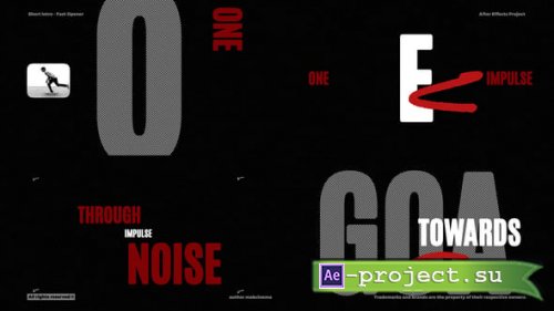 Videohive - Short Intro - Fast Opener - 60320759 - Project for After Effects