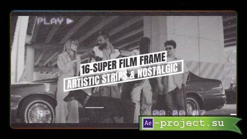 Videohive - Super Film Frame Collection  Artistic Film Strips & Nostalgic Style For DaVinci Resolve - 60271768