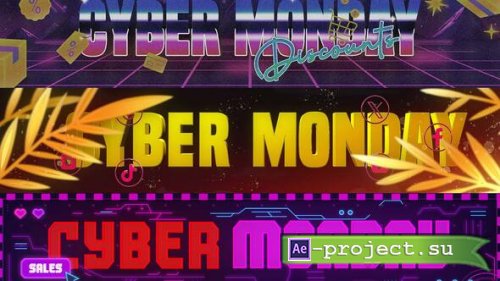 Videohive - UltraWide Cyber Monday Pack - 60318597 - Project for After Effects