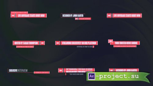 Videohive - Name Tag Lower Thirds - 60270269 - Project for After Effects