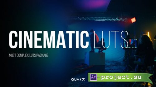 Videohive - Cinematic LUTs - 60207085 - DaVinci. Premiere Pro, After Effects, Final Cut. Photoshop