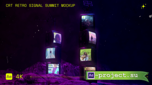 Videohive - CRT Retro Signal Summit Mockup - 60335683 - Project for After Effects