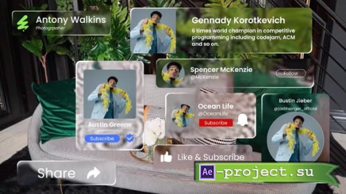 Videohive - Liquid Glass Elements - 60365363 - Project for After Effects