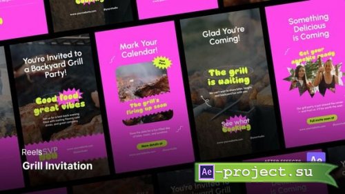 Videohive - Reels - Grill Invitation After Effects Project Files - 60151503 - Project for After Effects