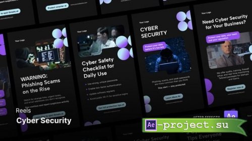 Videohive - Reels - Cyber Security After Effects Project Files - 60151423 - Project for After Effects