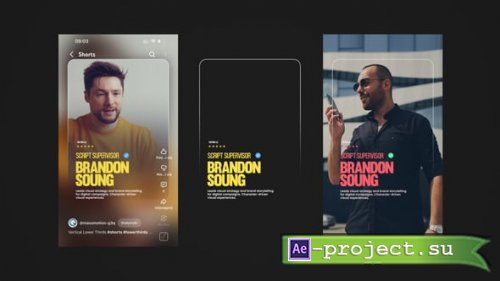 Videohive - Vertical Lower Thirds - 60348201 - Project for After Effects