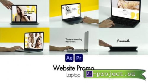 Videohive - Website Promo Laptop - 34619999 - Project for After Effects