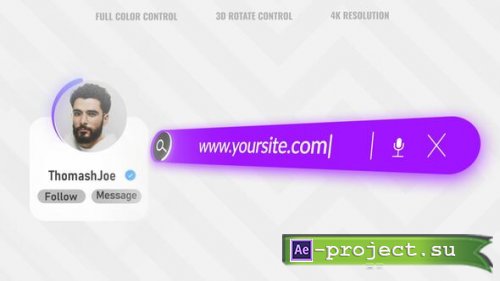 Videohive - Search Bar Subscribe - 60345234 - Project for After Effects