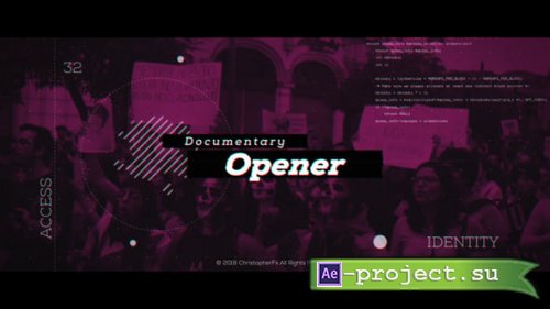 Videohive - Documentary Opener - 22721291 - Project for After Effects