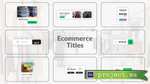 Videohive - Ecommerce Titles - 60362590 - Project for After Effects