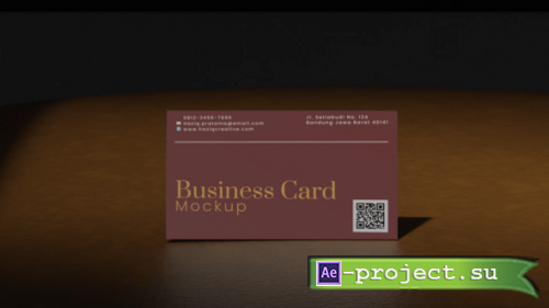 Videohive - Business Card Mockup - 60362379 - Project for After Effects