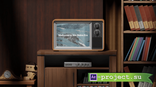 Videohive - Retro TV Mockup - 60362435 - Project for After Effects