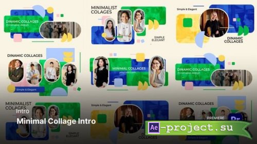 Videohive - Intro - Minimal Collage Intro Premiere Pro Templates - 60149246