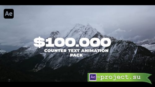 Videohive - Counter Text Animation Pack - 60400141 - Project for After Effects