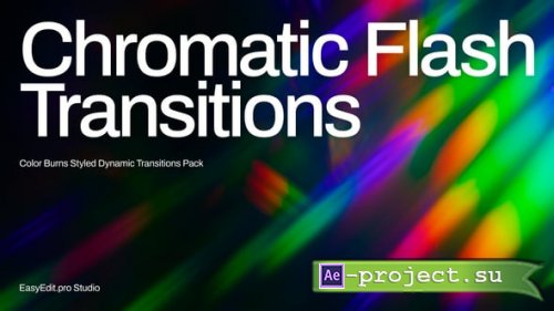 Videohive - Chromatic Flash Transitions - 60404580 - Project for After Effects