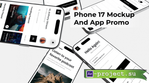 Videohive - Phone 17 Mockup And App Promo - 60294662 - Project for After Effects