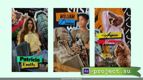Videohive - Photo Collage Stories - 60160192 - Project for After Effects