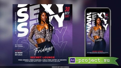 Videohive - Night Club Flyer v25 - 60160559 - Project for After Effects