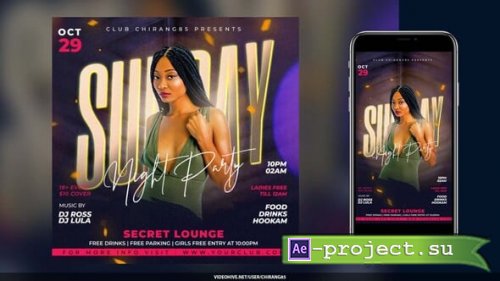 Videohive - Night Club Flyer v26 - 60284818 - Project for After Effects