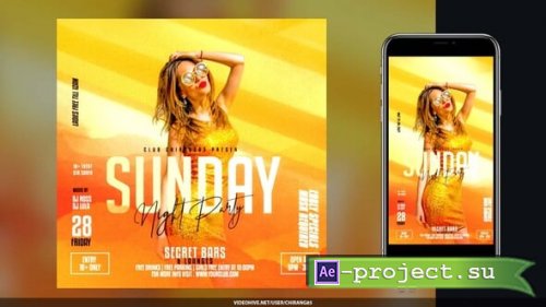 Videohive - Night Club Flyer v28 - 60362974 - Project for After Effects