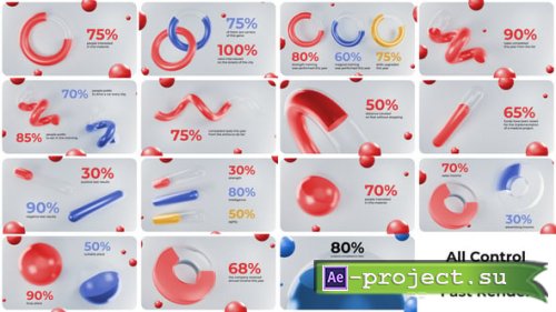 Videohive - Infographic 3D - 60422470 - Project for After Effects