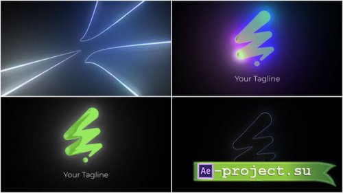 Videohive - Glow Warp Logo - 60409293 - Project for After Effects