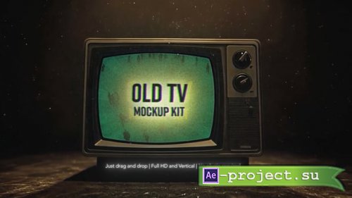 Videohive - Old TV Mockup Kit - 60420638 - Project for After Effects