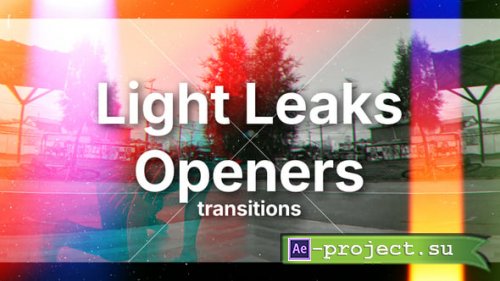 Videohive - Light Leaks Transitions Slideshow - 60409951 - Project for After Effects