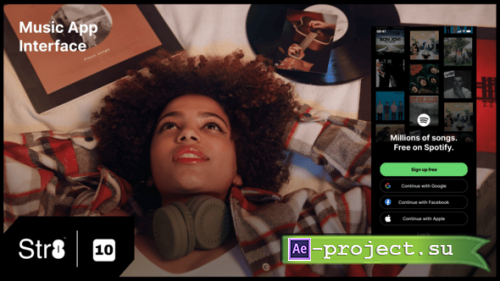 Videohive - Music App Interface - 60408784 - Project for After Effects