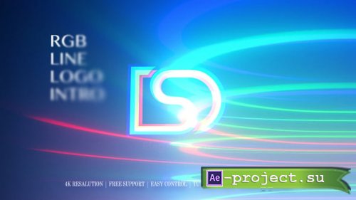 Videohive - RGB Line Logo Intro - 60422130 - Project for After Effects