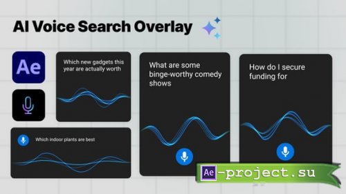 Videohive - AI Voice Search Bars - 60439311 - Project for After Effects