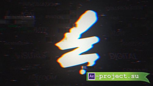 Videohive - Glitch Logo Transitions - 60438664 - Project for After Effects