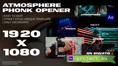 Videohive - Atmosphere Phonk Opener - 60440427 - Project for After Effects