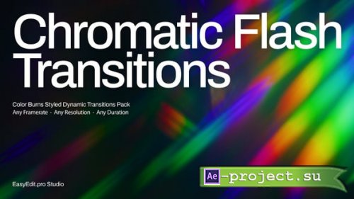 Videohive - Chromatic Flash Transitions | DR - 60404801 - DaVinci Resolve Templates