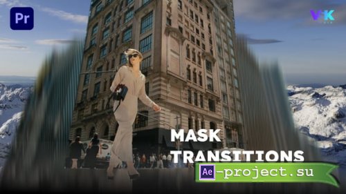 Videohive - Subject Reveal Mask Transitions Pack for Premiere Pro  30+ Cinematic Effects for TikTok & Reels - 60368643