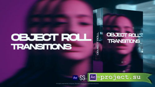 Videohive - Object Roll Transitions - 60443261 - Project for After Effects