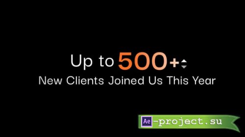 Videohive - Number Count - 60446535 - Project for After Effects